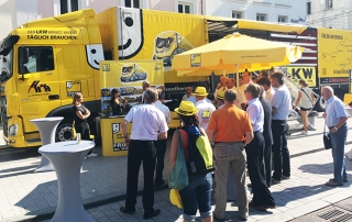 Reges Interesse an der Transportbranche bei der Friends on the Road-Show in Linz